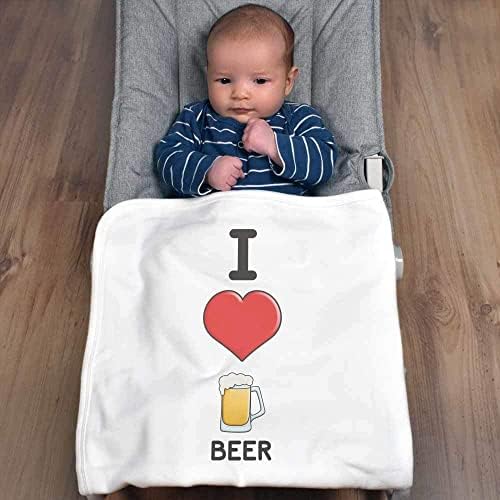 Азиеда „Сакам пиво“ памучно бебе ќебе / шал