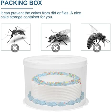 КУТИЈА За Пакување Торта ЗА ПЕЧЕЊЕ ДОИТОЛ Кутија За Пакување Десерт Тркалезна Кутија За Пакување Подароци Контејнери За Кекси Акрилни Пластични