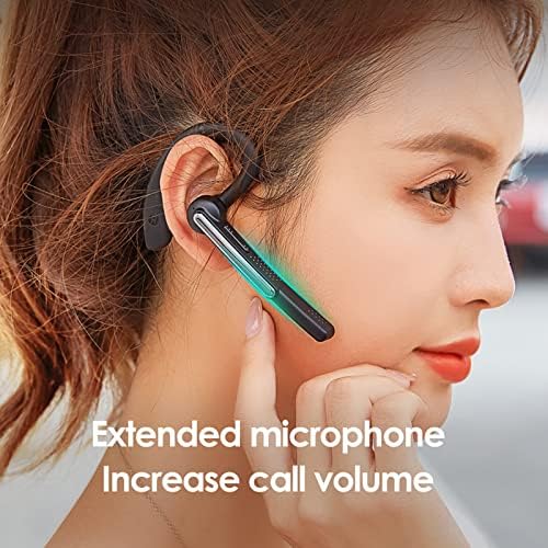 Bluetooth слушалка за слушалки со слушалки со микрофон со микрофон телефонски слушалки безжичен Bluetooth долг траење на батеријата за