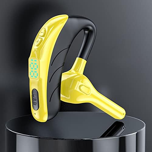 Слушалница за единечни уши Charella GSKDZS со MIC Bluetooth 5 2 LED Display Display Водоотпорен слушалки безжични слушалки