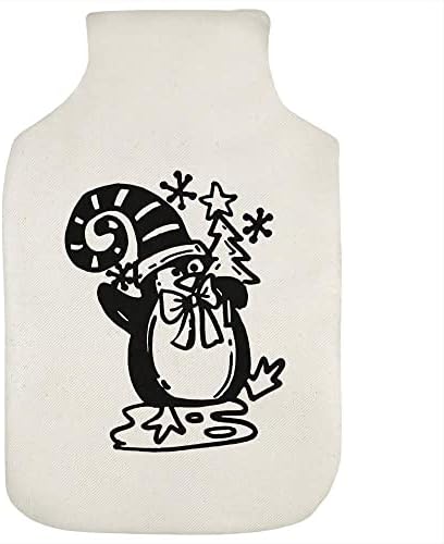 Капакот на шише со топла вода „Божиќ Пингвин“