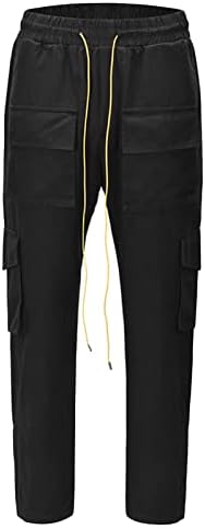 Машка измиена мулти-торба маскирна панталони опуштени борбени панталони за пешачење, обични камо џогери џемпери