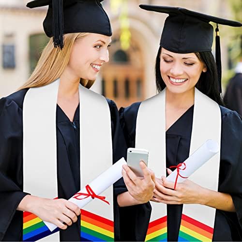Пателај 10 парчиња Виножито гордост дипломирање украде виножито ЛГБТ геј гордост ја украде сашот за облека за облека за возрасни класа