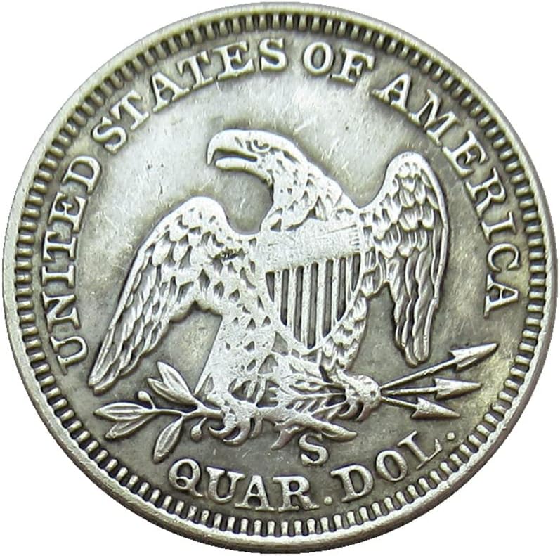 Сад 25 Цент Знаме 1865 Сребрена Реплика Комеморативна Монета