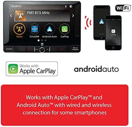 Двојна Електроника DCPA901W 9-инчен Сертифициран Apple CarPlay Android Автоматски Жичен Или Безжичен | Еден Din Екран На Допир Автомобил Стерео