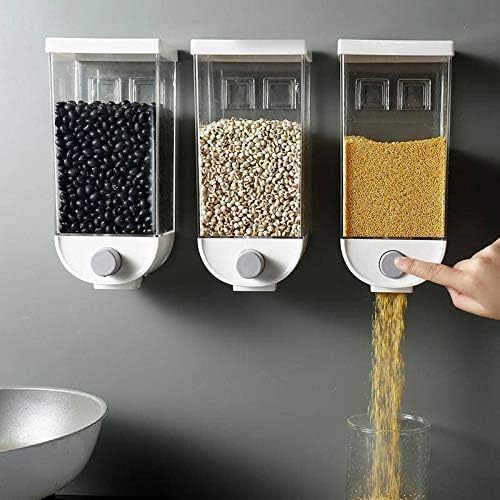 Lkyboa Grain Storage Food Dispenser ориз кофа кујна за складирање на кутија за складирање на кутија за храна, пластичен запечатен сад
