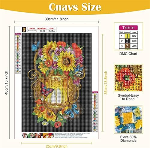 5D DIY Diamond Painting Kits for Adults, Large Full Drill Embroidery Paintings Rhinestone Pasted Painting Cross Stitch Gem Arts Crafts