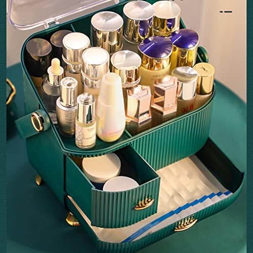 Исклучителна полици За Бања козметичка кутија за складирање-Кармин , накит, нега на кожа, парфем иорганизатор, за бања, маса за