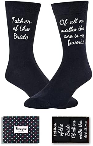 Змарт Смешни Татко На Невестата Подароци За Свекор, Татко На Невестата Чорапи Свадба Чорапи За Мажи Смешни Фустан Чорапи