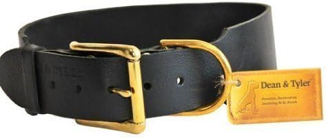 Dean & Tyler Bumps and Bits Brass Leather Dog Cooke, 30 од 2-инчи, црна