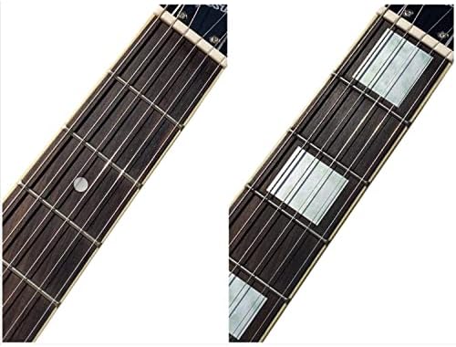 Фретборд маркери налепници на налепници за гитари и бас - ЛП СГ блокови - бел бисер