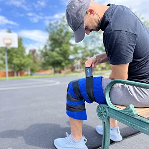 Cryowrap повторно користење на мразот на ногата - повеќенаменска ладна терапија за обновување на коленото и нозете