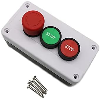 Стоп за итни случаи на Lemil NC Нема црвено зелено копче за прекинувач на копчето Започнете го прекинувачот за копче за само-запечатување