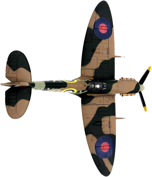 Teckeen 1/72 Scale WWII UK Spitfire Fighter Fighter Model Model Alion Alight Fighter Warme Model Diecast Ament Model за собирање