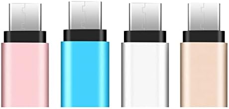 USB C до Micro USB адаптер, женски тип Ц до микро USB Поддршка за поддршка на конекторот за машки полнач и синхронизација компатибилен со Samsung Galaxy S7 Edge S6, за LG Nexus 5 4 и Micro USB