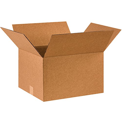 КУТИЈА САД 16 х 14 х 10  Брановидни Картонски Кутии, Средни 16 L x 14 W x 10 H, Пакет на 25 | Испорака, Пакување, Движење, Кутија За Складирање