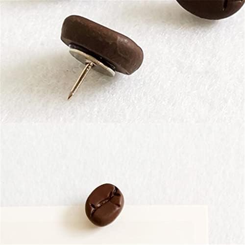ygqzm 100/пакет кафе зрна од патеки со пловила почувствувана плоча од плута, специјални нокти во облик на облик на големи нокти на главата