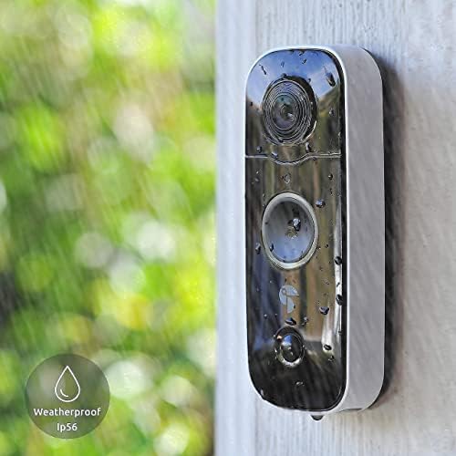 Камера на вратата на вратата на Toucan + 3 безбедносна камера на отворено безжично пакување пакет за откривање Двонасочен разговор долготрајно