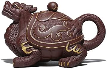 Wionc Purple Clay Teapot со сурова руда и рачно изработена змеј желка Зиша Кинески софтвер за пијалоци со чај