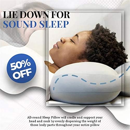 Nobrandd сеопфатна перница за спиење, длабок сон 3D перница ергономски перници за вратот што може да се пее