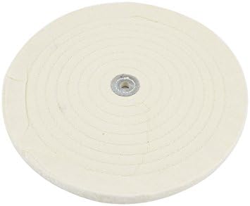 Аексит бело 1/2 додатоци за мелница x 12 50 -тино, памучна подлога за намалување на тркалата за тампони со тркала, памучна подлога