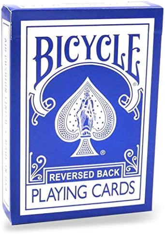 Сини картички за играње картички за велосипеди од магични производители