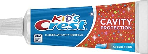 Паста за заби за заби за деца, заштита од шуплина искра забава 4,6 унци секоја од нив