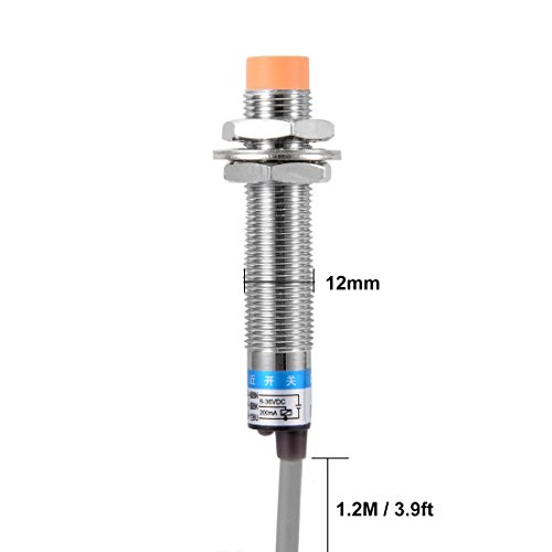 uxcell 4mm Откривање На Растојание Индуктивна Близина Прекинувач PNP НЕ DC 6-36V 200mA 3-Жица LJ12A3-4-Z/од ЗА 3d Печатач Сонда Кревет