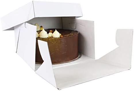PME Тркалезна Торта Одбор &засилувач; Торта Кутија, 8-Инчен, Сребро