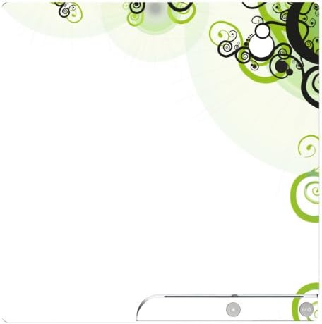 'Disagu Дизајн Кожата За Sony PS3 Тенок + Контролер  -  Мотив Црна И Зелена Цветни