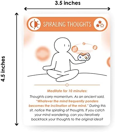 НАЈДОБРИ 100 Дневни Картички За Медитација | Ставка За Ослободување Од Анксиозност За Релаксација | Комплет За Грижа За Себе За Ослободување
