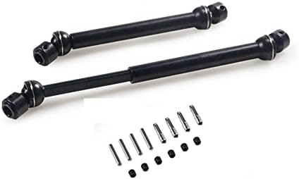 R.S 2PCS DriveShaft Metal HD челик Универзален погон на вратило CVD 88-113mm 112-152mm за 1/10 RC Crawler SCX10 90046 Wraith 90018