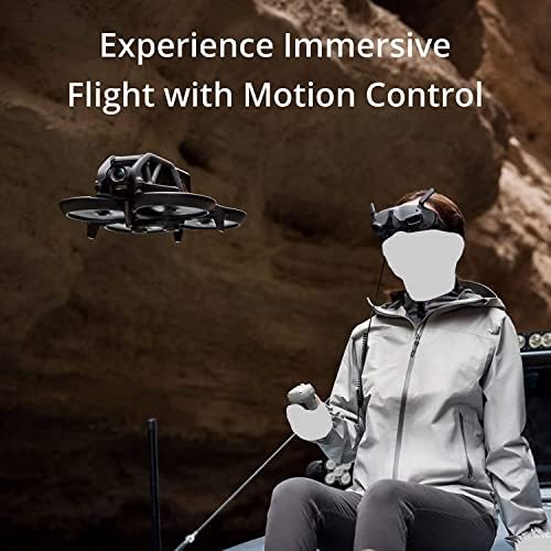 DJI Avata Fly Smart Explorer Комбо со очила Integra и RC Motion 2 Контролер-Преглед на прво лице со дрон UAV со 4K видео, вграден чувар на