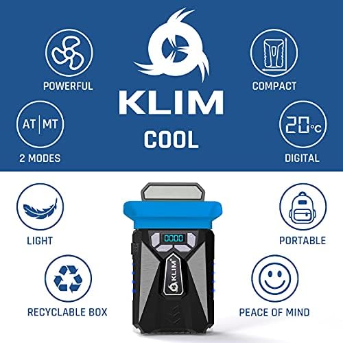 Klim Cool Laptop Cooler fan иновативен преносен дизајн за ладење со дисплеј и Blaze Pro за полнење безжичен гејмер глушец со пакет