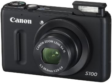 Canon PowerShot S100 12.1 MP Дигитална камера со стабилизиран зумирање на оптичка слика од 5x широк агол
