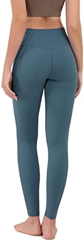 Ододос Камила пети бесплатни лепчиња за кросовер за жени со џебови кои не се гледаат преку тренингот атлетски јога панталони-25/28 инсејм