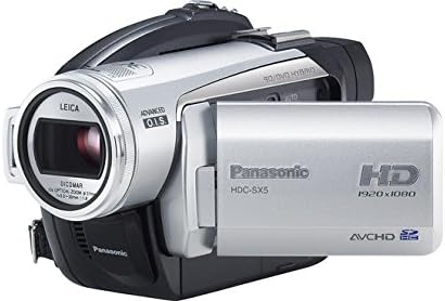 Panasonic HDC-SX5 AVCHD 3CCD Flash Memory и DVD камера со 10x оптички слика стабилизиран зум