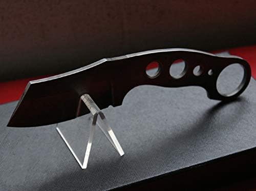 Welliestr 20 парчиња чисти акрилни ножеви сечила држачи за држачи за екранот, преклопни ножеви држач за држач за држачи за џебни ножеви мали