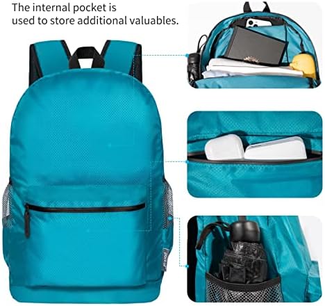 Спакувајте ги сите ранец со пакувања со пакувања со отпорни на вода, ранец со преклопување на вода, пакет за пешачење со водоотпорни патенти