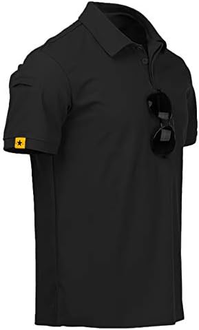 Zity Mens Polo кошула со кратки ракави за спортски голф тенис маица