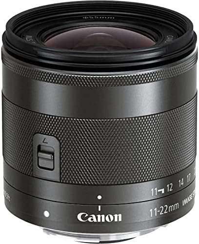 Canon EF-M 11-22mm f/4-5.6 е STM леќи + комплет за филтрирање + ранец + 64GB картичка + торбичка за леќи + читач на картички + статив