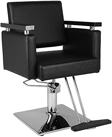 ZLXDP опрема за убавина за коса Хидраулична бербер стол црна стилска салон салон за бербер стол