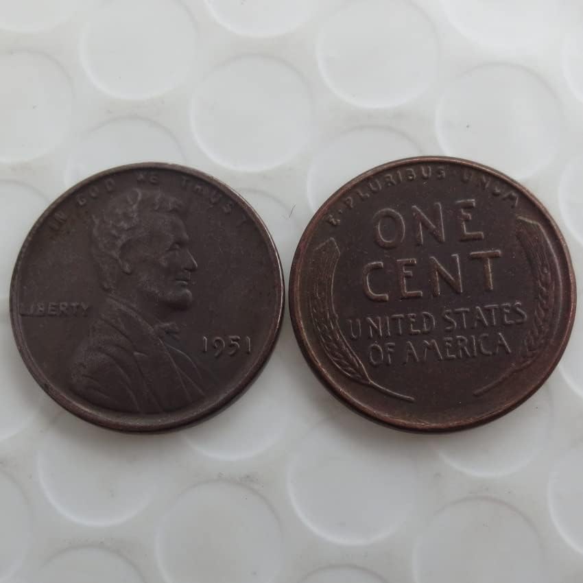 1951 Сад Линколн Цент Странски Копија Комеморативна Монета
