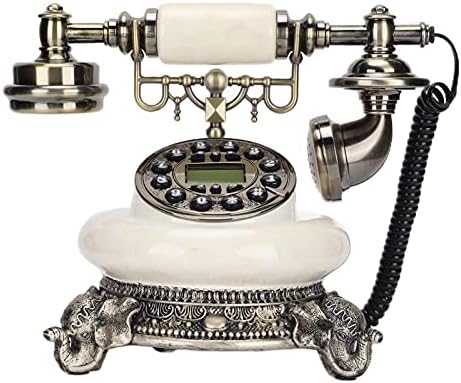 Sanpyl Гроздобер Телефон, Класичен Ретро Европски Стил Фиксна Со Redial Двојна Fsk И DTMF Системи За Спална Соба Дневна Соба Канцеларија