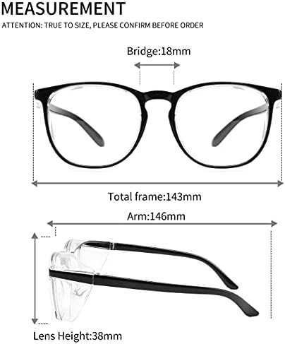 Безбедносни очила за алсенор против маглата заштитни очила сина светлина блокирајќи ги охранските очила за заштита од прашина за мажи