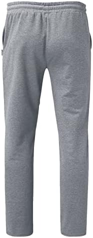 Џемпери за џемпери на мажите во Wabtum, панталони за лепенка за фитнес за мажи за бодибилдинг џеб кожа целосна должина меморија за пена