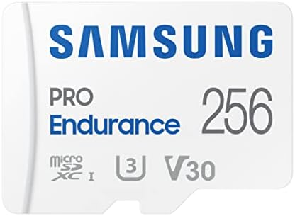 SAMSUNG PRO Издржливост 128gb MicroSDXC Мемориска Картичка Со Адаптер За Цртичка Камера, Камера За Тело и безбедносна камера-Класа 10, U3, V30