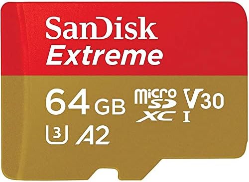 Sandisk Extreme 64GB microSDXC UHS-Јас Картичка Со Адаптер