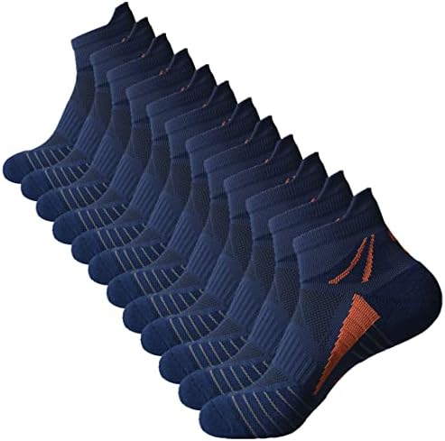 ПАИКСУН Чорапи За Мажи И Жени Не Покажуваат Атлетски Трчање Чорапи За Компресија На Глуждот Памучен Тренинг Ниско Намалување На Чорапите