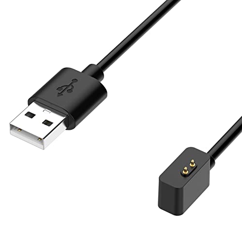 Замената за замена на Discool Cover Cable компатибилен со Redmi Watch 3, USB -кабелски магнетски полнач штанд компатибилен со Xiaomi Band7